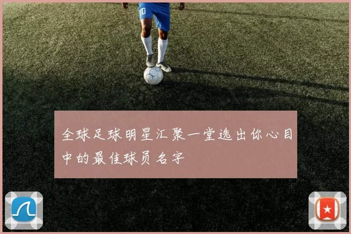 全球足球明星汇聚一堂选出你心目中的最佳球员名字