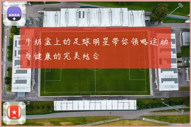 牛奶盒上的足球明星带你领略运动与健康的完美结合